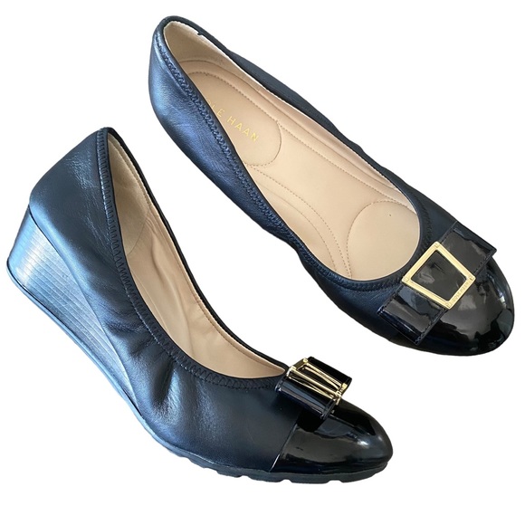 cole haan emory bow wedge